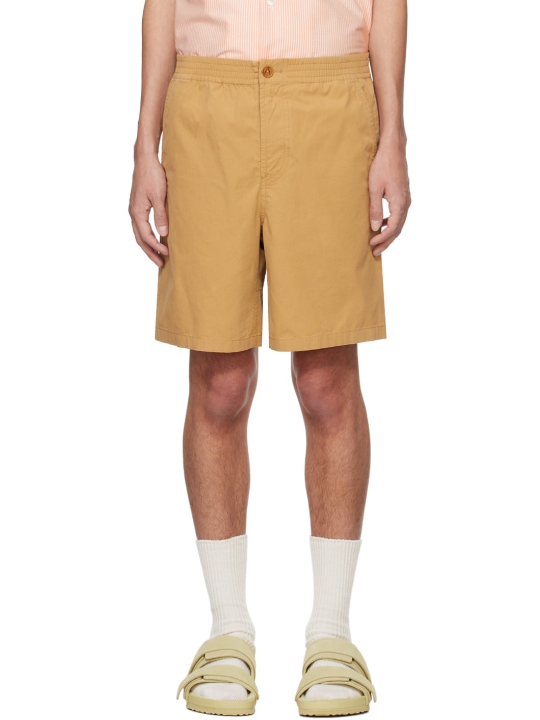Beige Norris Shorts - 1