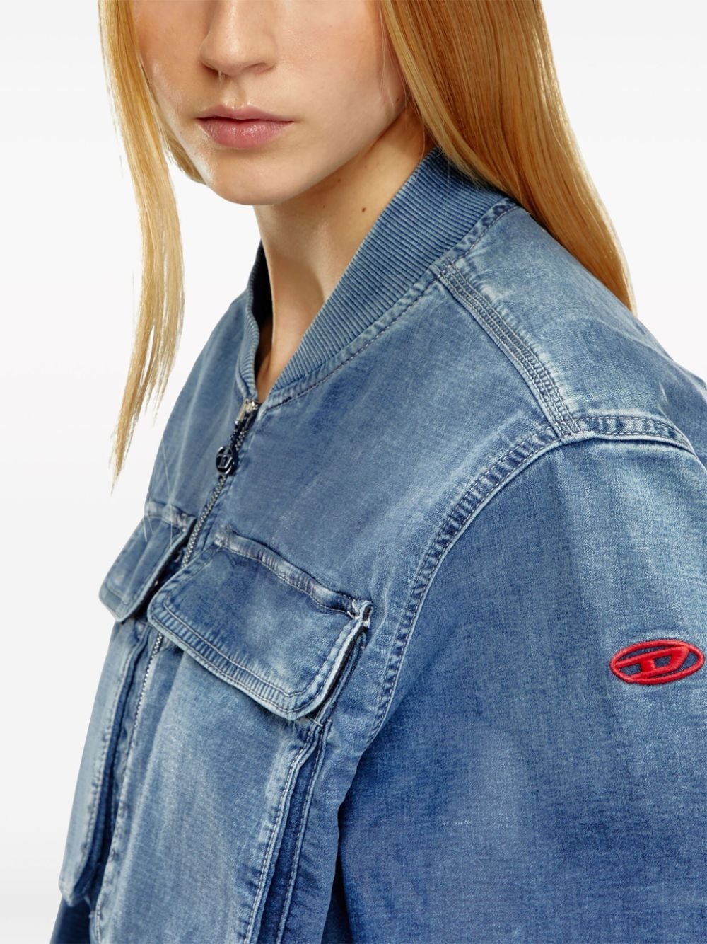 De-Khlo-S Track denim bomber jacket - 5