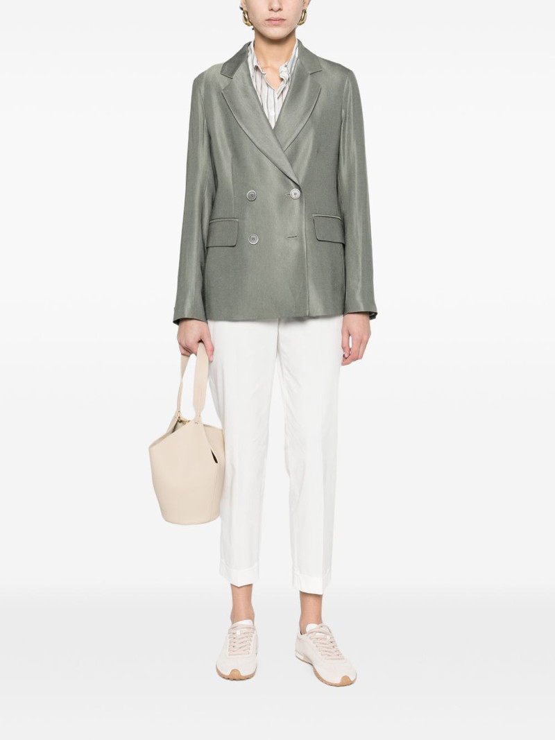 PESERICO white tailored trousers outlook