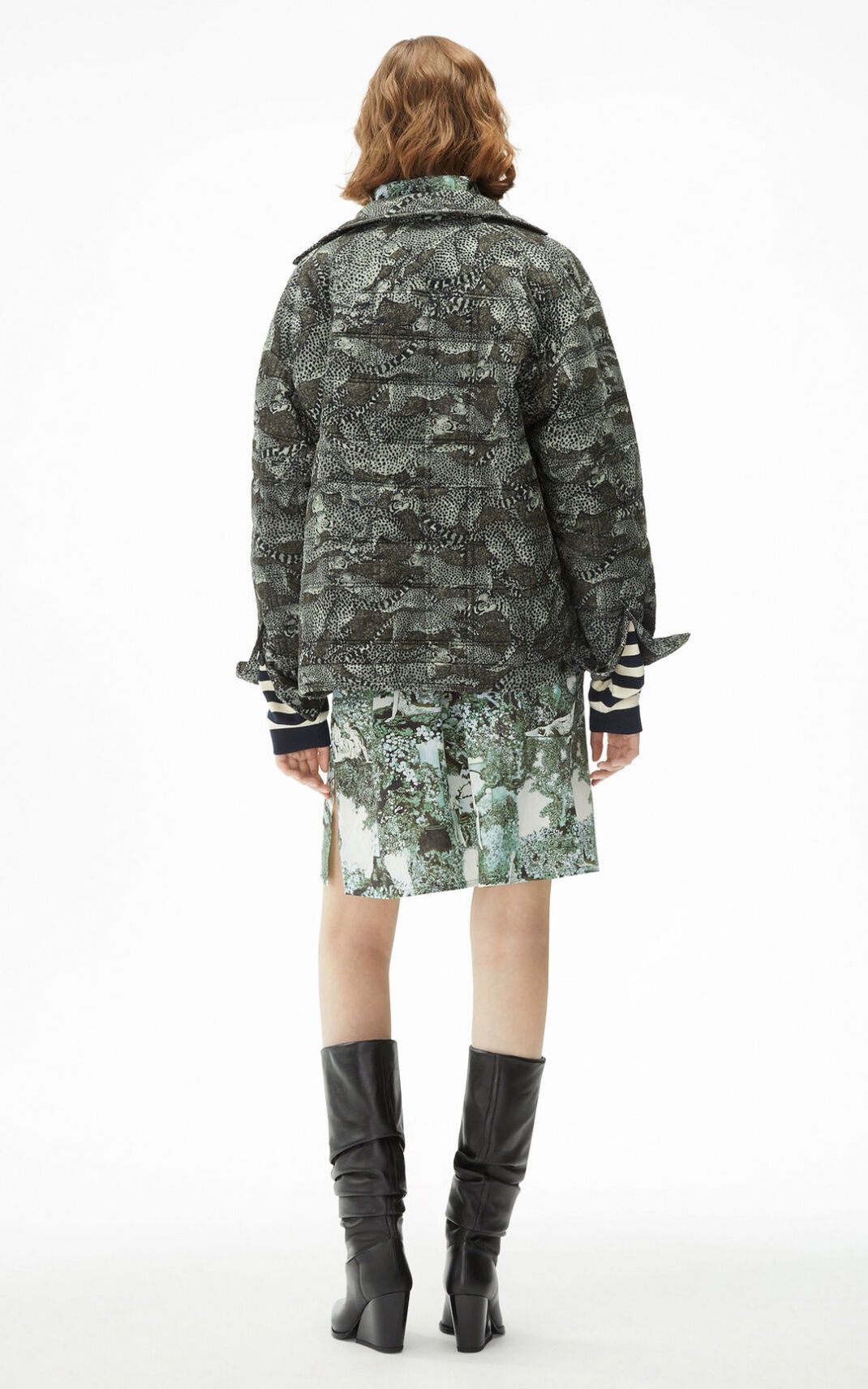 'KENZO Archive' padded velvet overshirt - 3