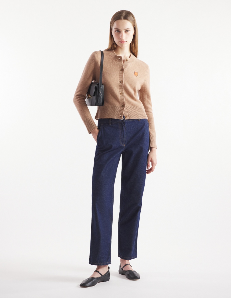 BOLD FOX HEAD PATCH REGULAR CARDIGAN - 2