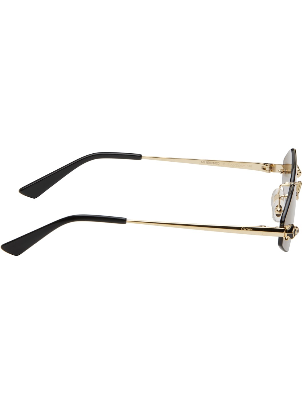 Gold 'Panthère de Cartier' Sunglasses - 2
