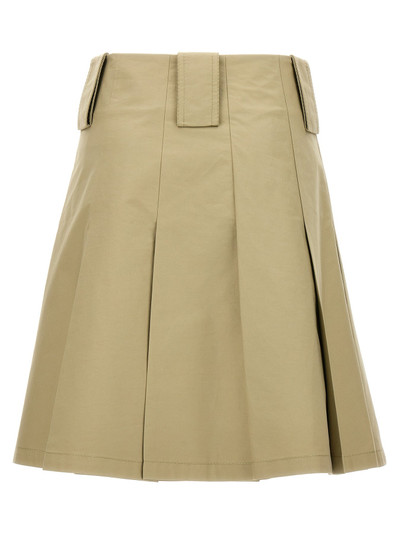 Burberry Pleated Skirt Skirts Beige outlook