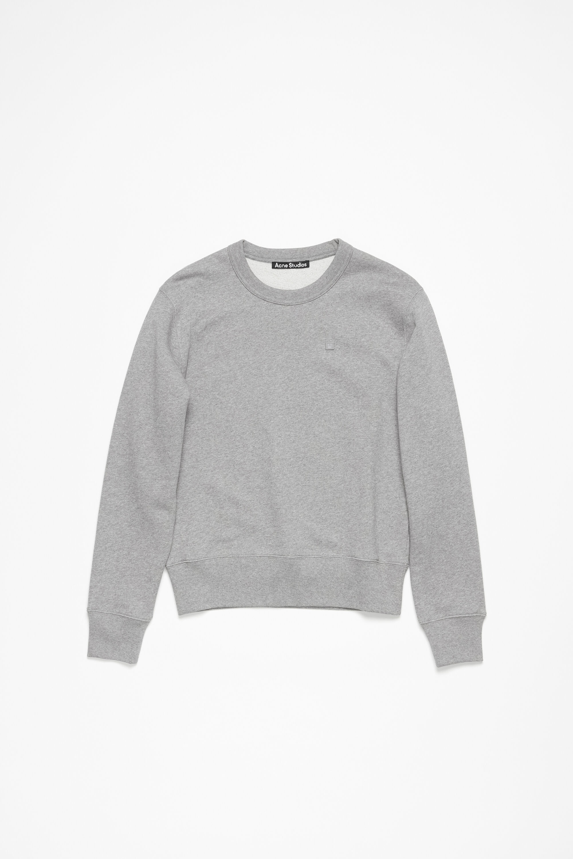 Crew neck sweater - Regular fit - Light Grey Melange - 5