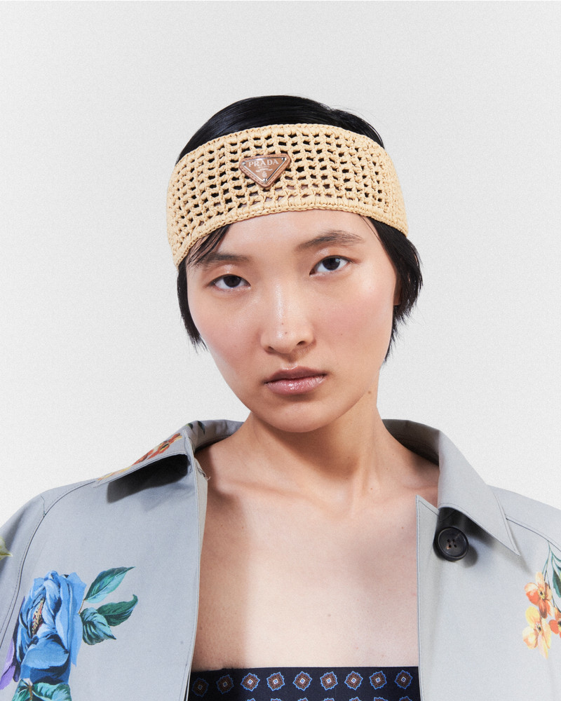 Prada Crochet hairband outlook