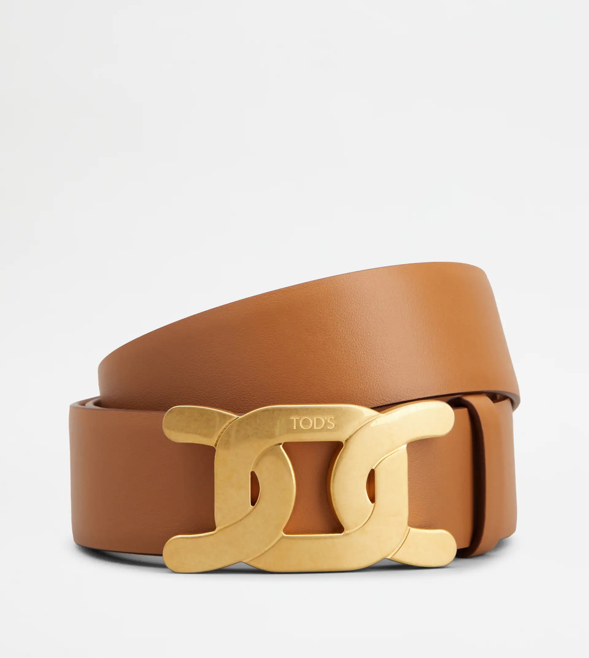 KATE BELT IN LEATHER - BROWN - 1