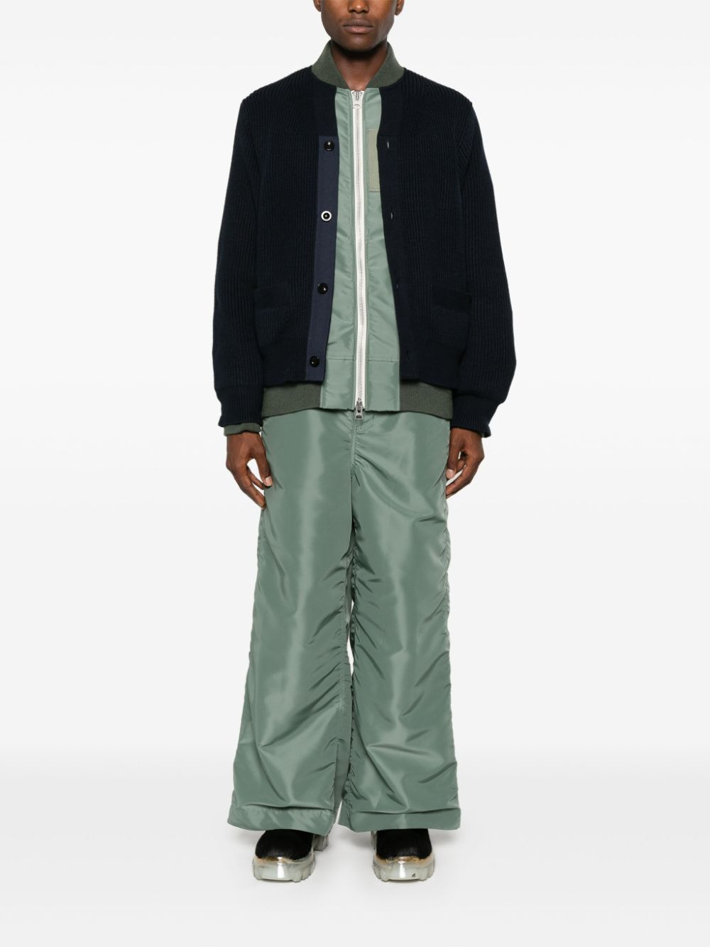 Sacai Men Layered Jacket - 2