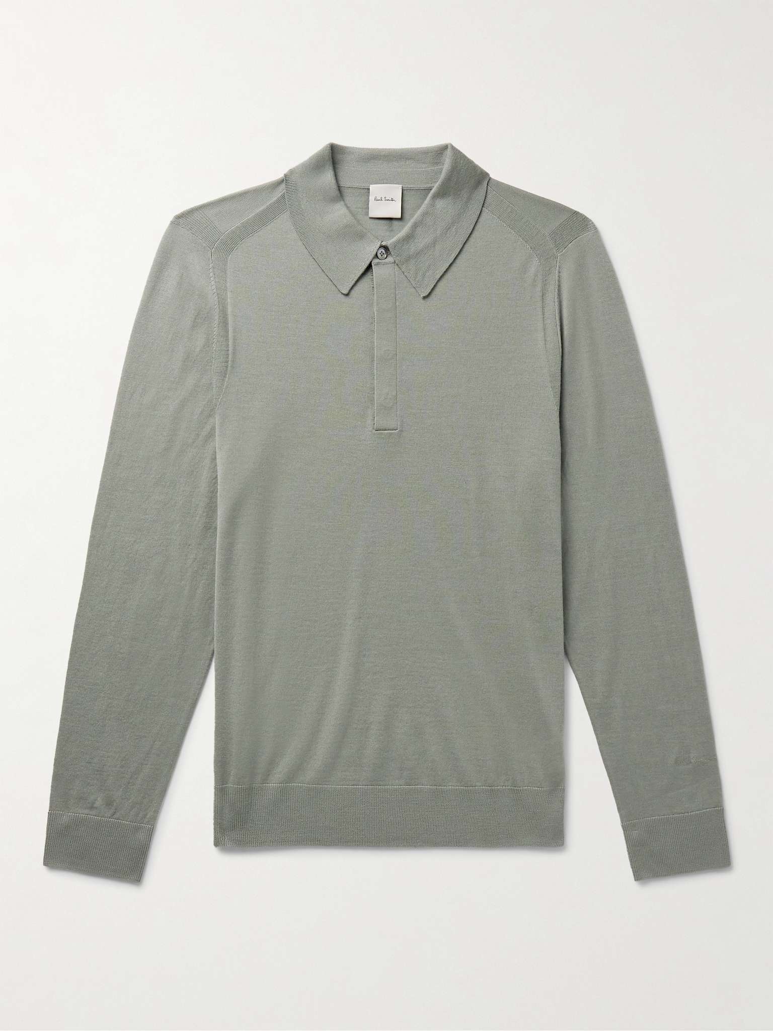 Merino Wool Polo Shirt - 1