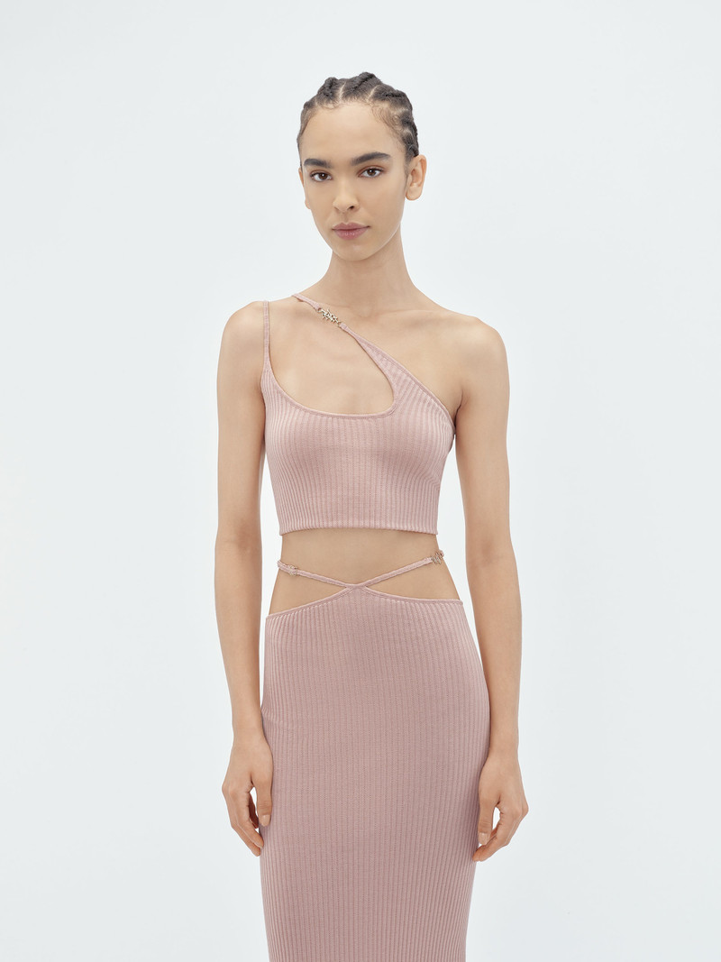 AMIRI VERTICAL AMIRI ASYMMETRIC TOP outlook