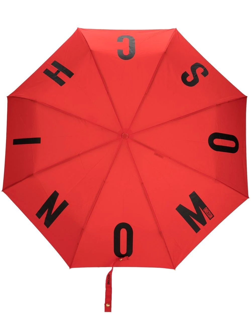 logo-print folded umbrella - 1