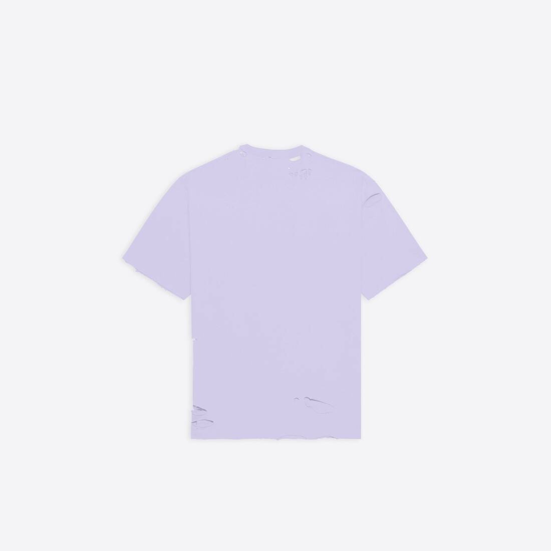 Destroyed T-shirt Boxy Fit in Purple - 2