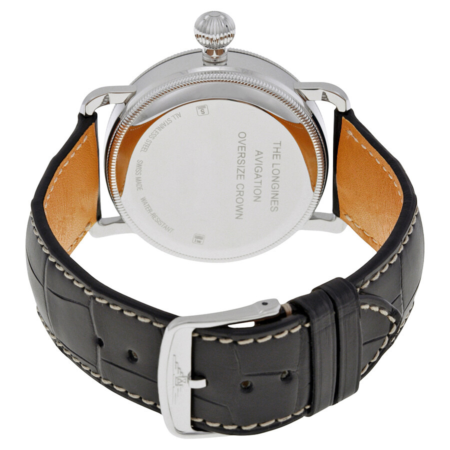 Pre-owned Longines Heritage Avigation Black Dial Men's Watch L2.777.4.53.0 - 3