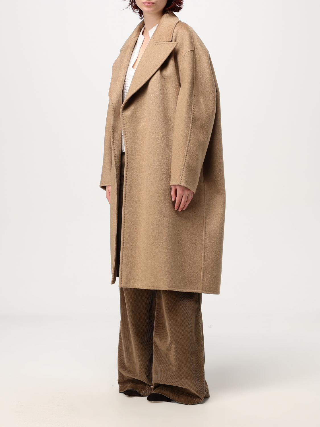 Max Mara Coat Woman Camel - 4