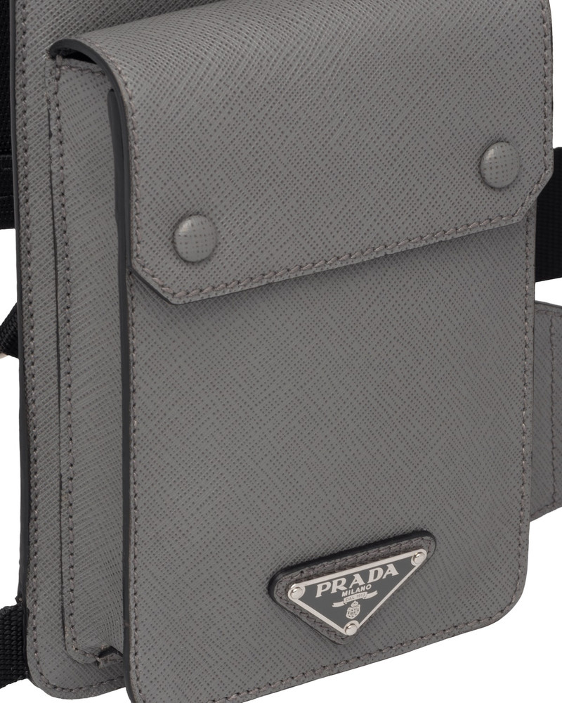 Saffiano Leather Cross-Body Bag 6