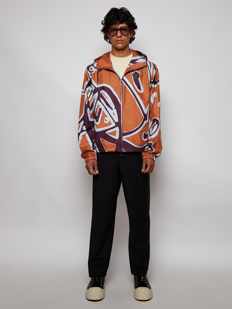 Berluti Tall Neckline Sweatshirt Clay Orange And Purple outlook