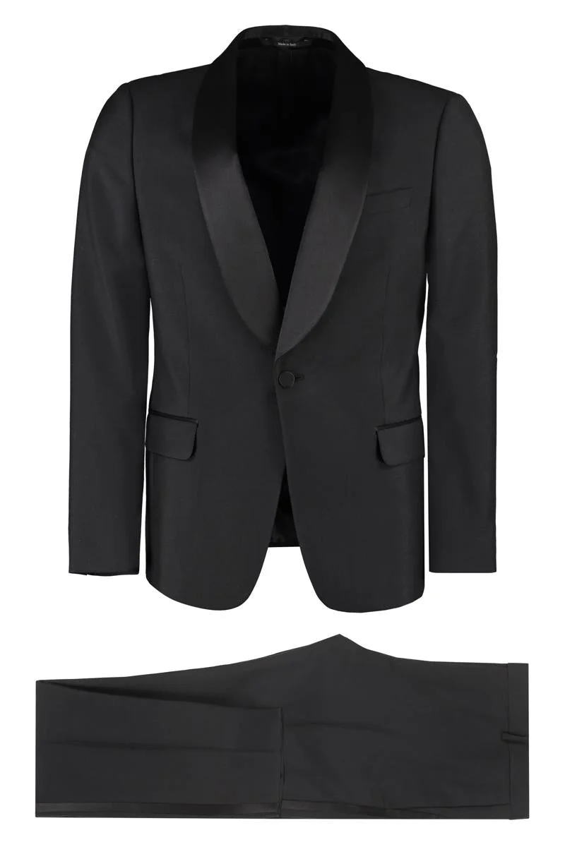 GUCCI WOOL AND MOHAIR TWO PIECE SUIT - 1