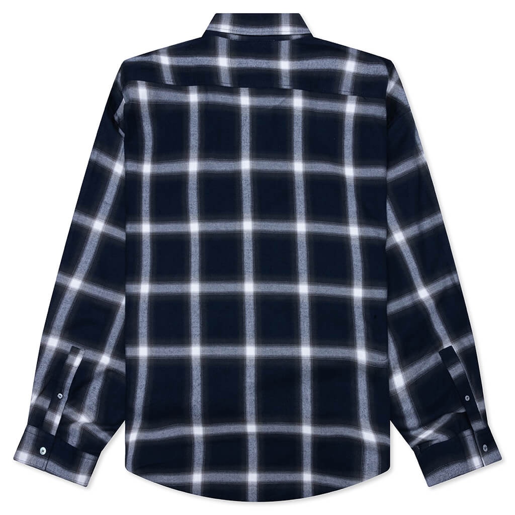 CHECK BUTTON-UP SHIRT - NAVY/MULTI - 2