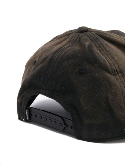 Diesel tie-dye slogan embroidered cap outlook