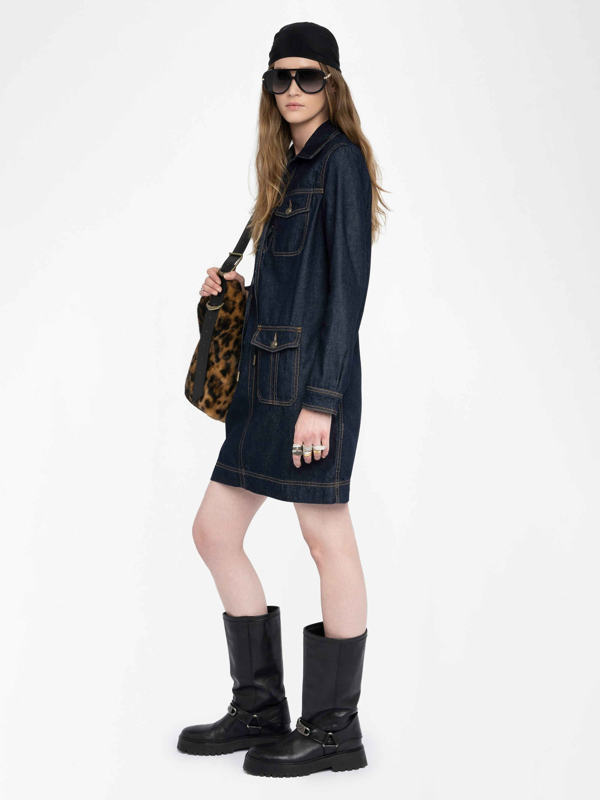 Remacha Denim Dress - 6