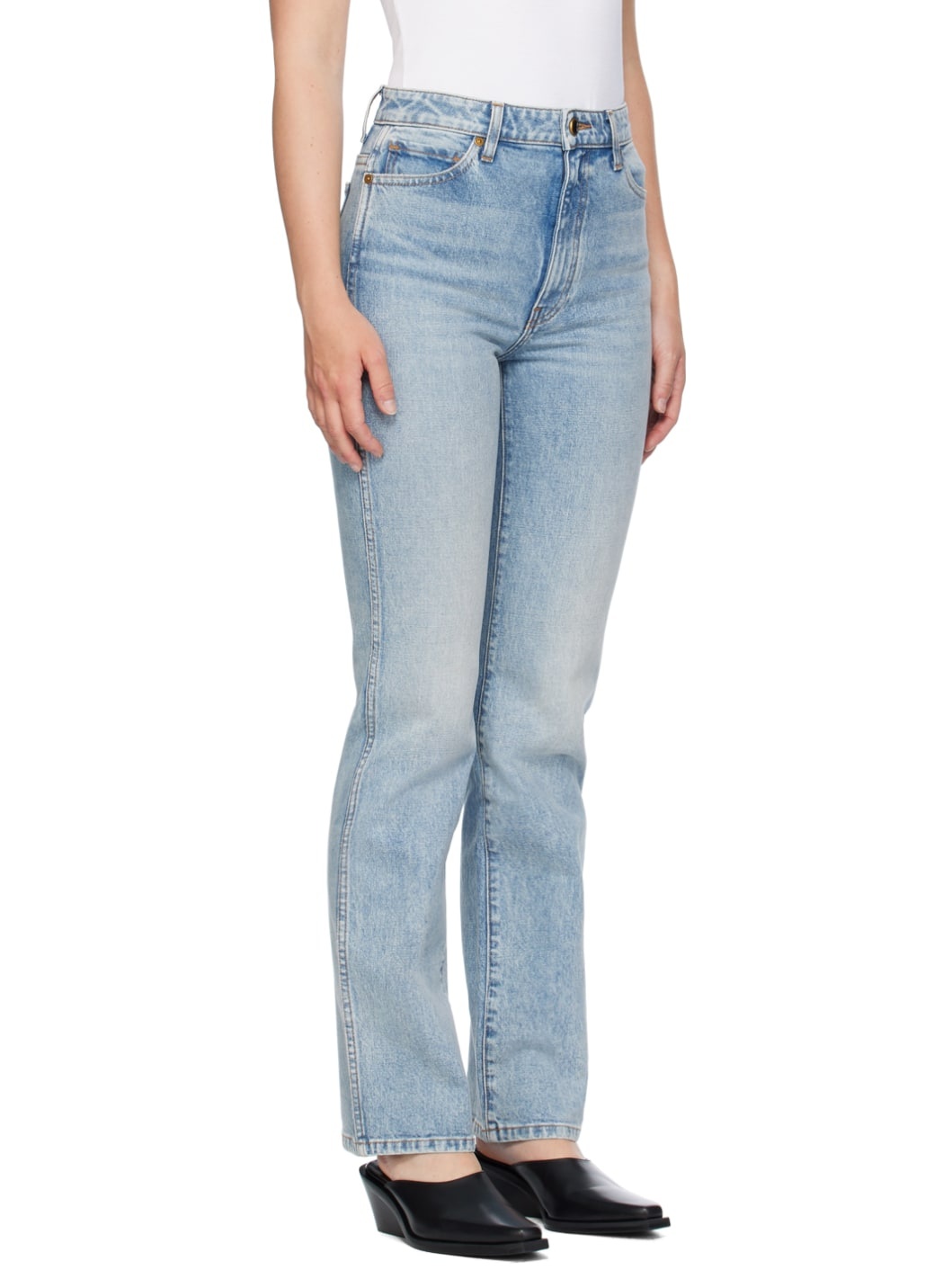 Blue 'The Danielle' Stretch Jeans - 4