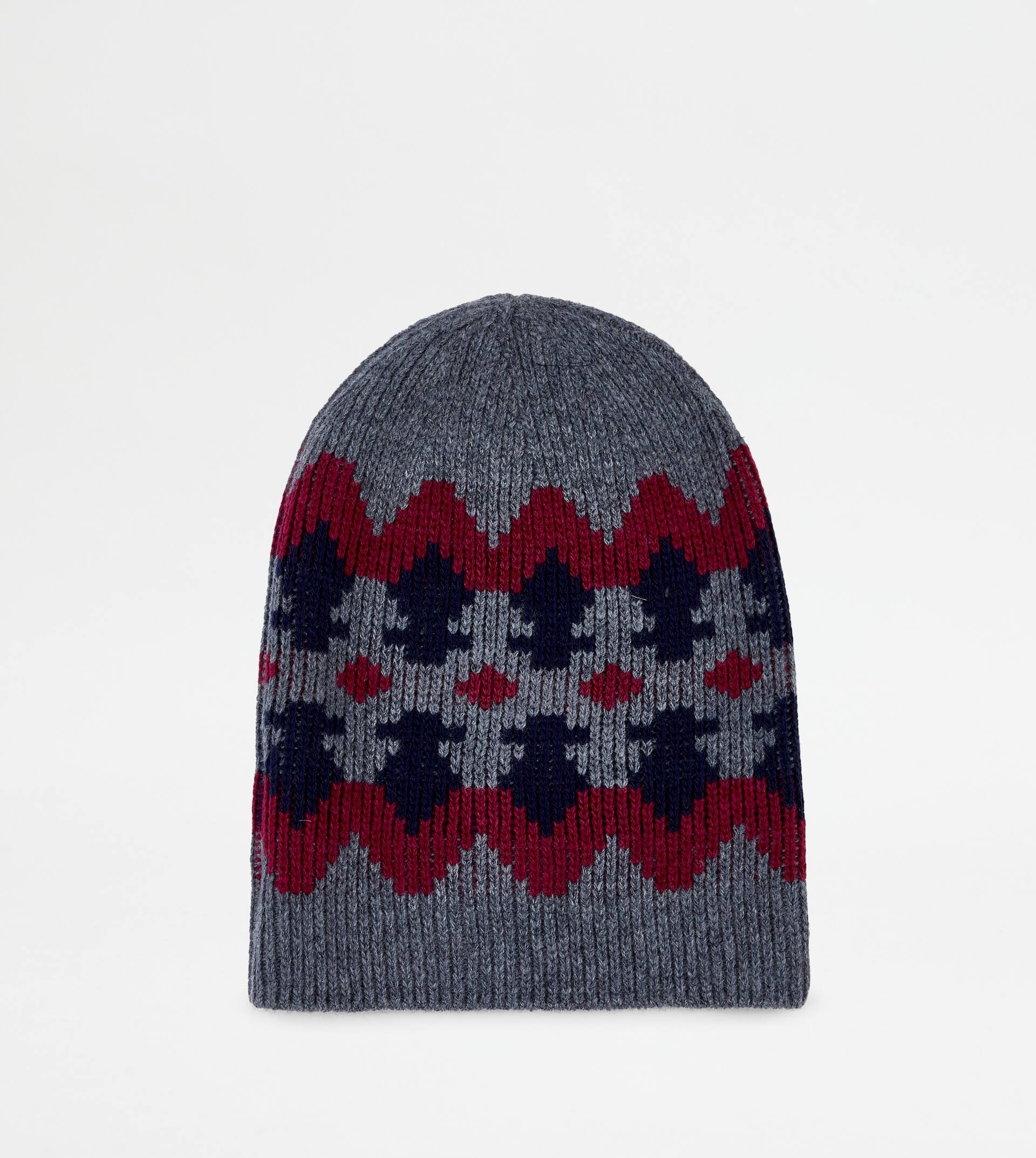 BEANIE - GREY, BLUE, RED - 2