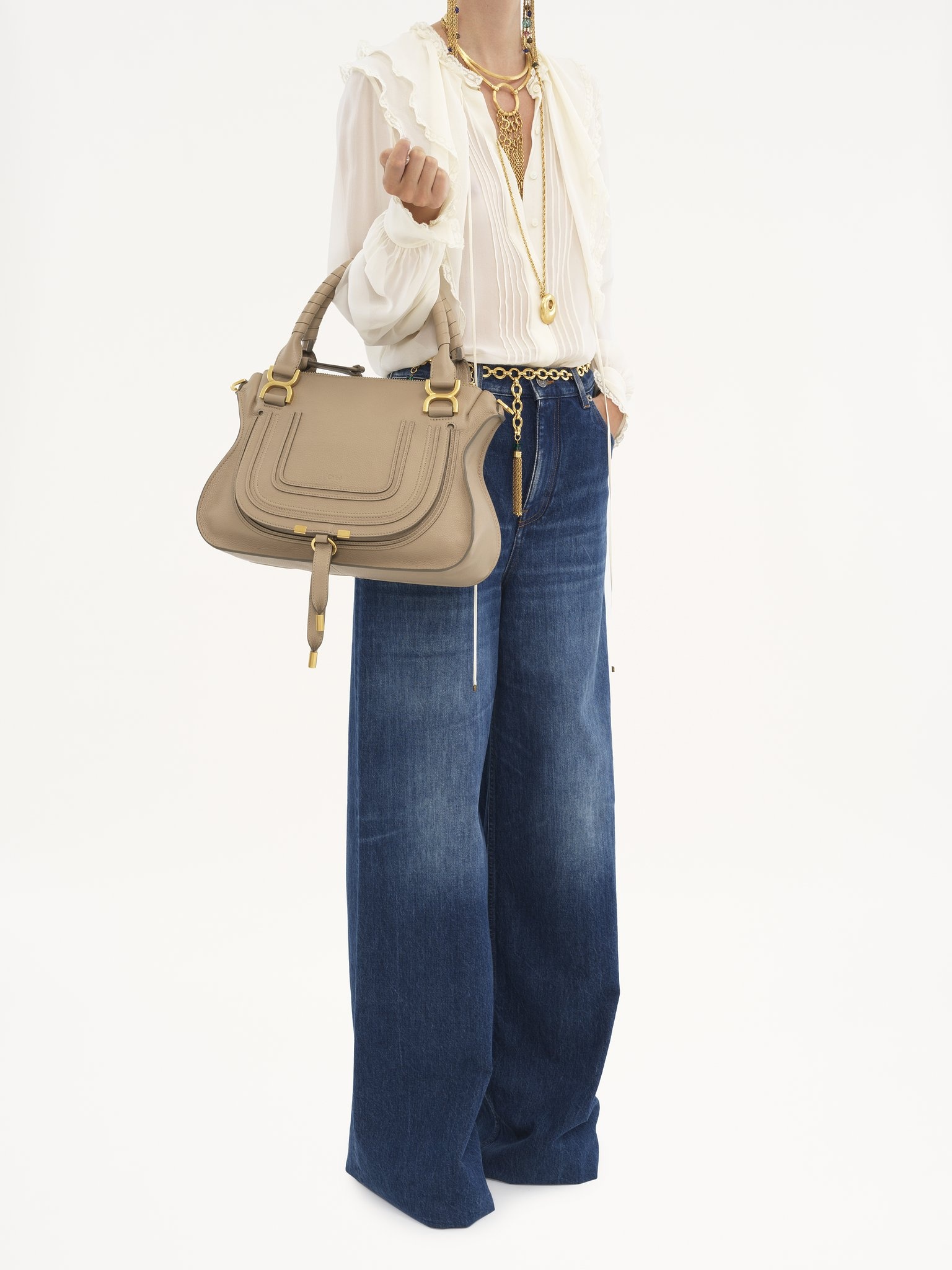 MARCIE BAG IN GRAINED LEATHER - 7