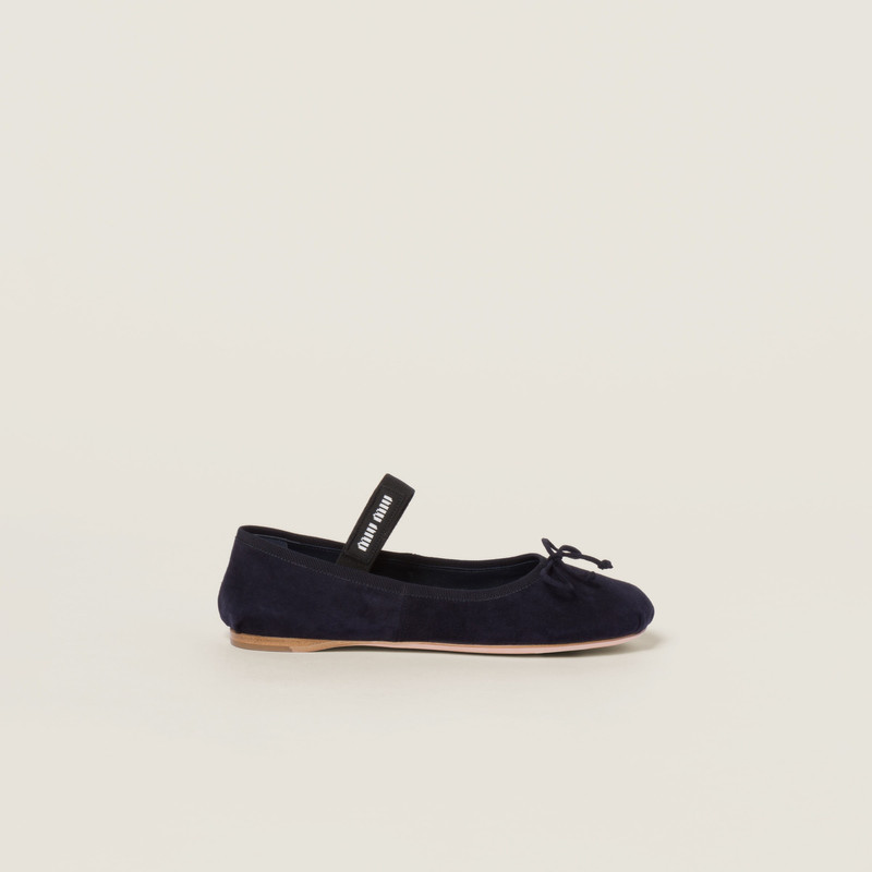 Suede ballerinas 2