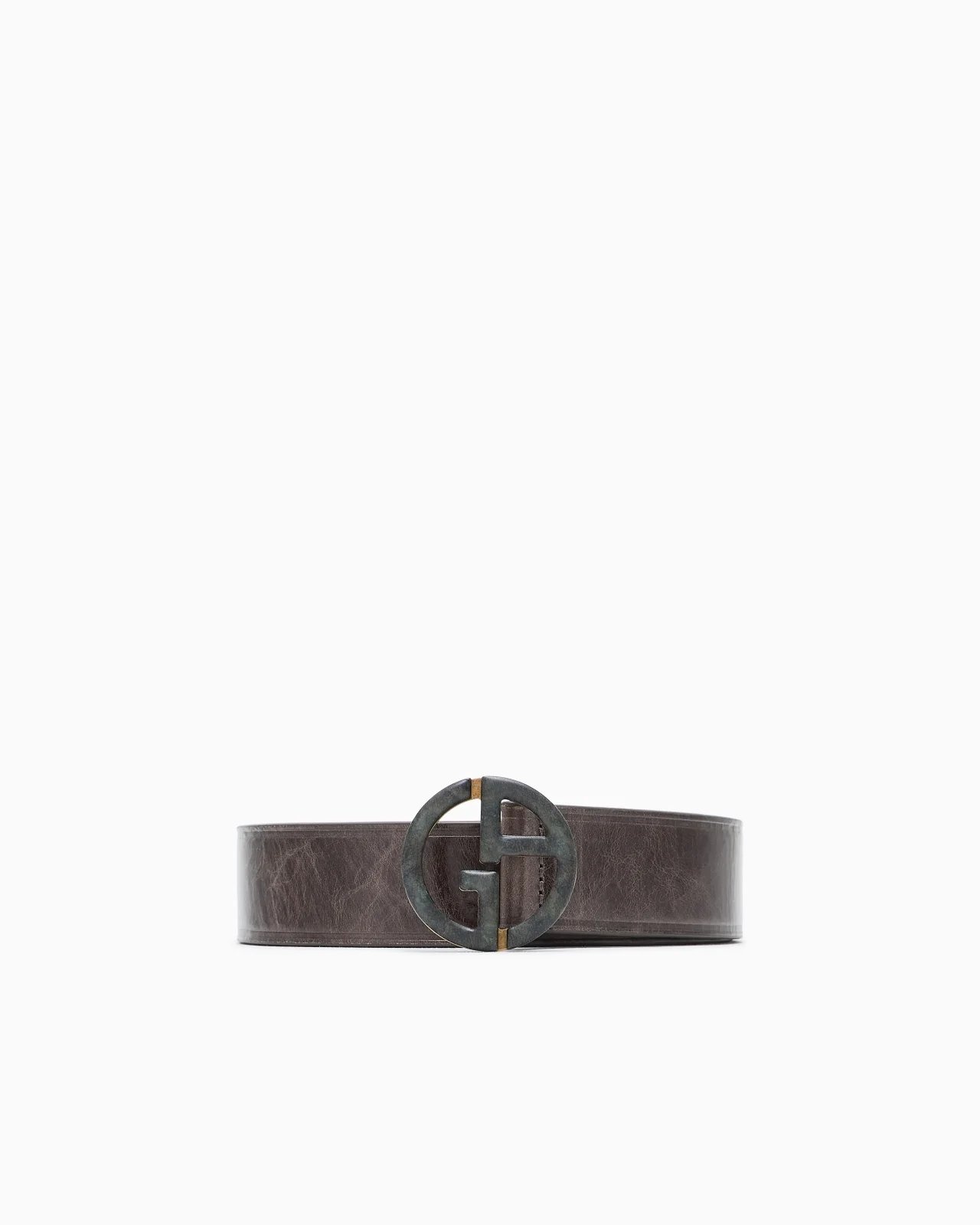 PLATE BELT IN LEATHER - 1