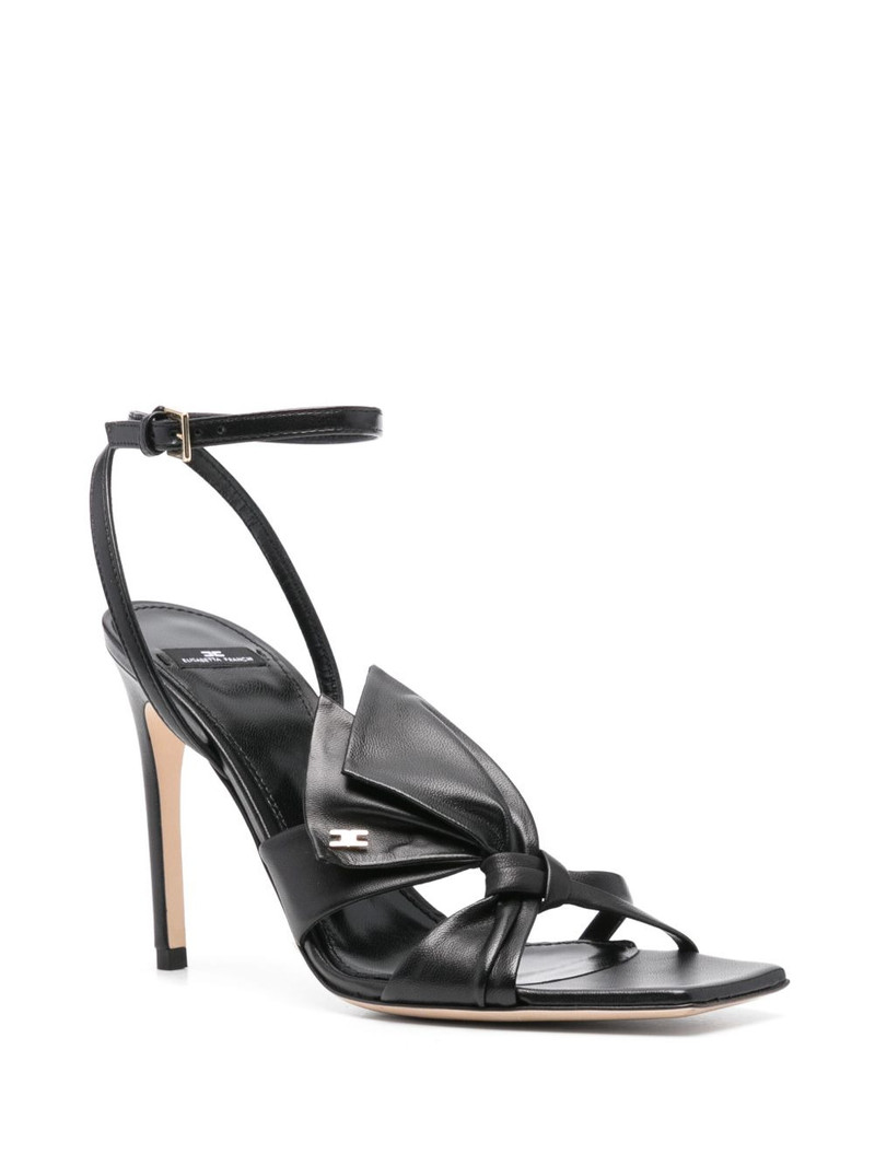 ELISABETTA FRANCHI 100mm bow-embellished sandals outlook