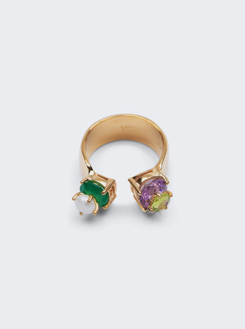 The Freshwater Pearl, Green Onyx & Amethyst - 3