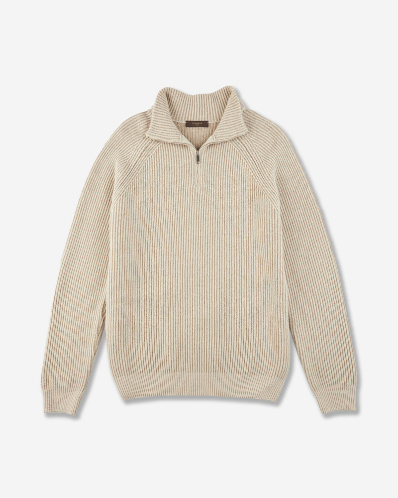 Slim fit cashmere high neck jumper 1