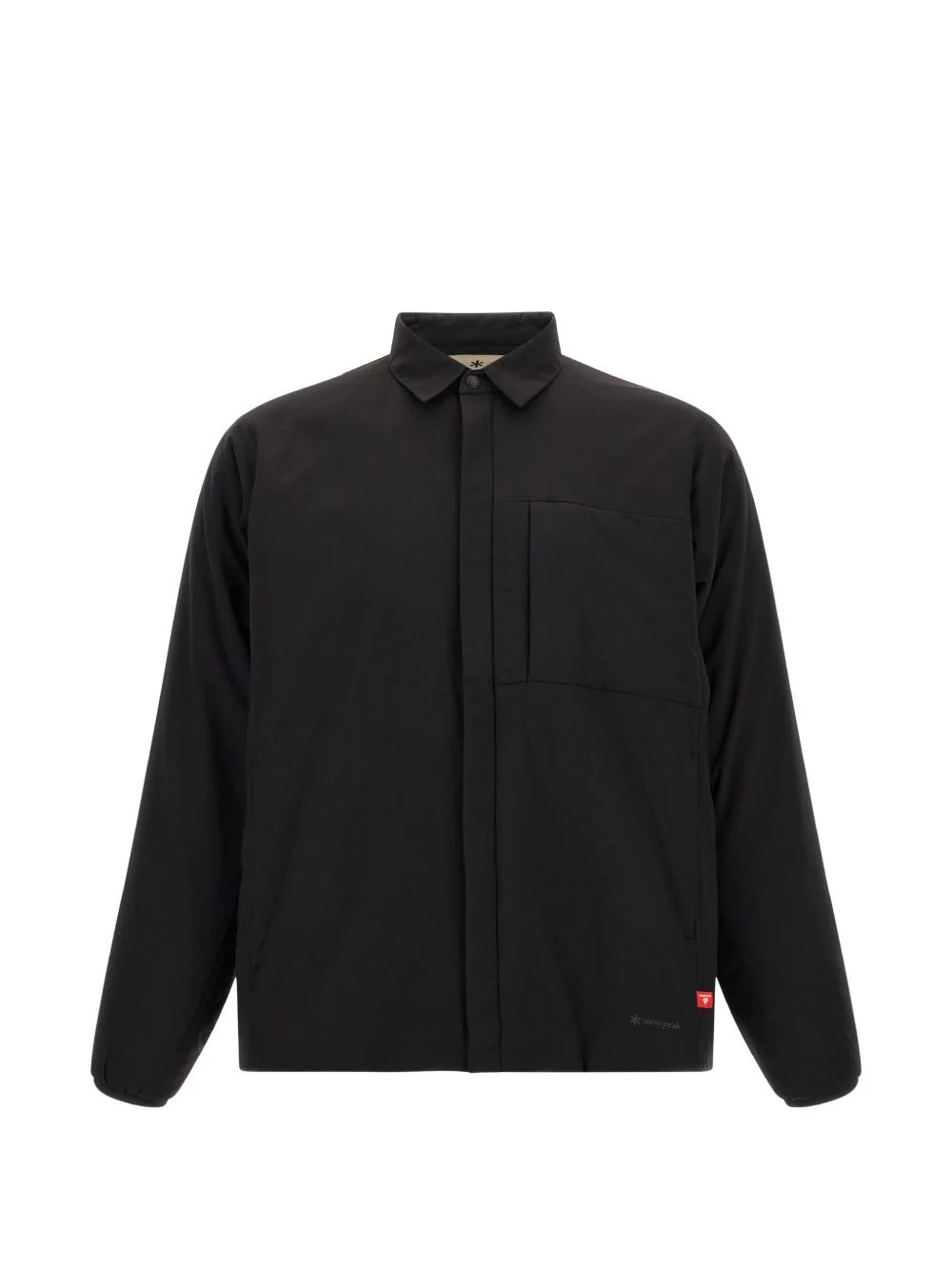 matte-finish shirt jacket - 1