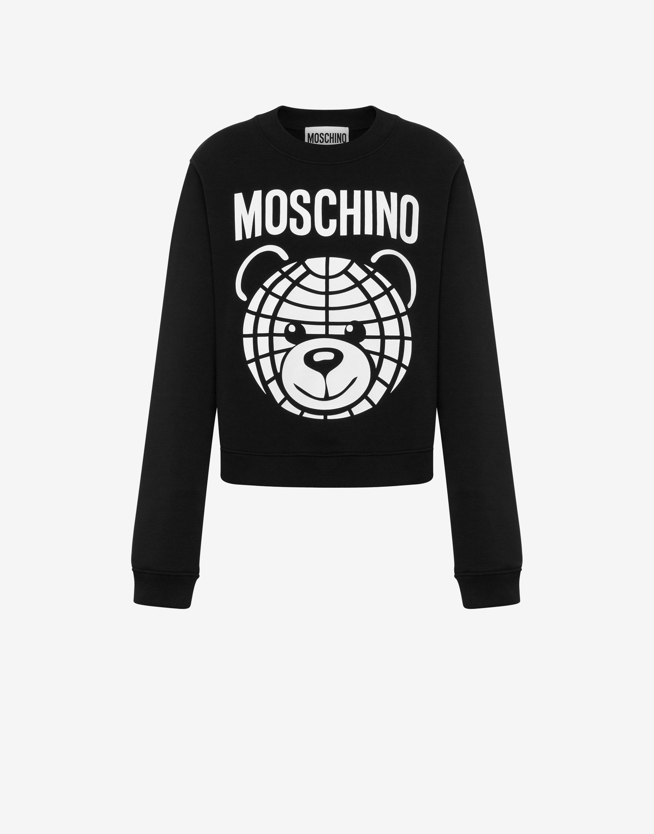 MOSCHINO TEDDY BEAR ORGANIC COTTON SWEATSHIRT - 1