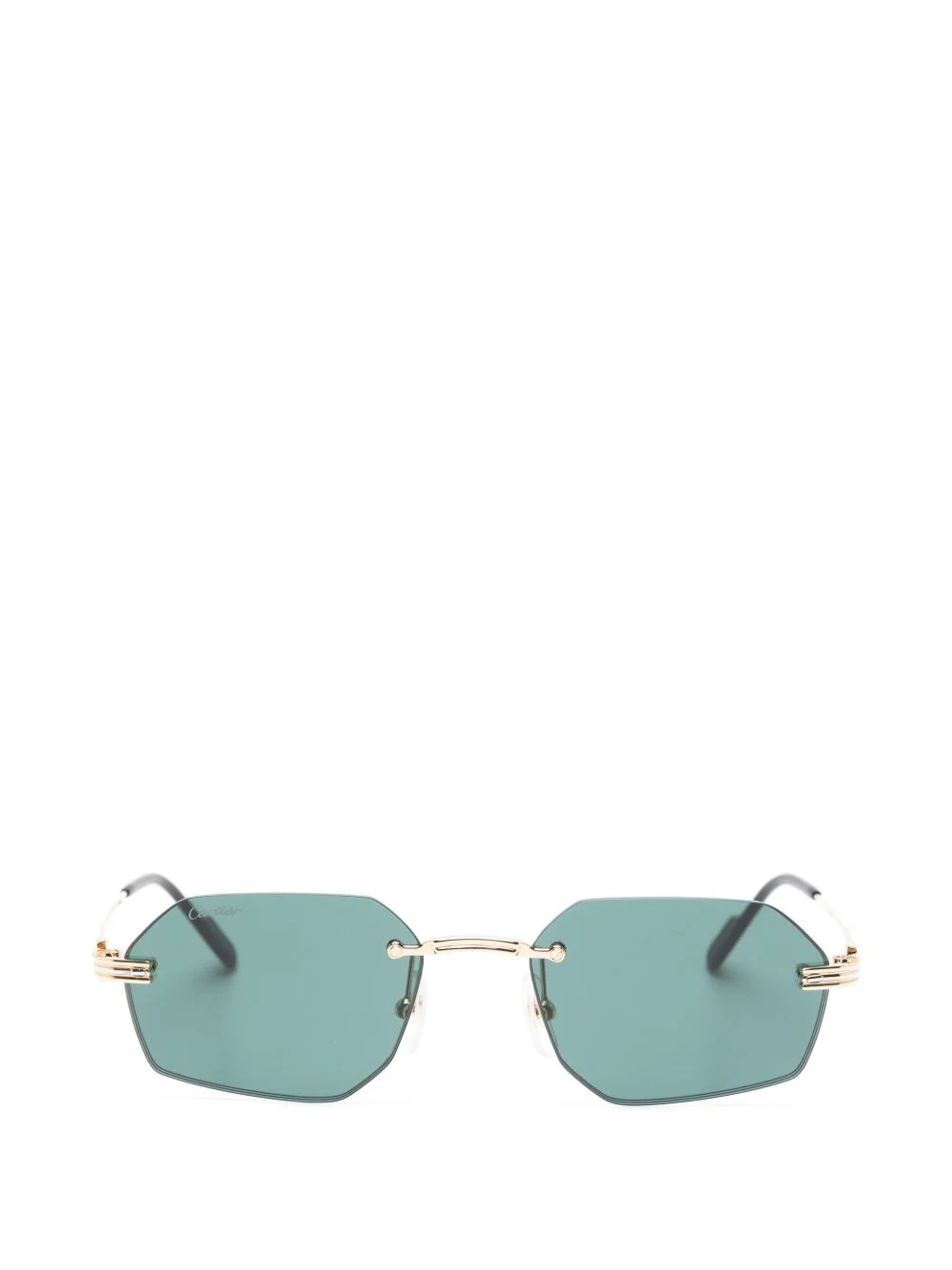 Signature C de Cartier geometric-frame sunglasses - 1
