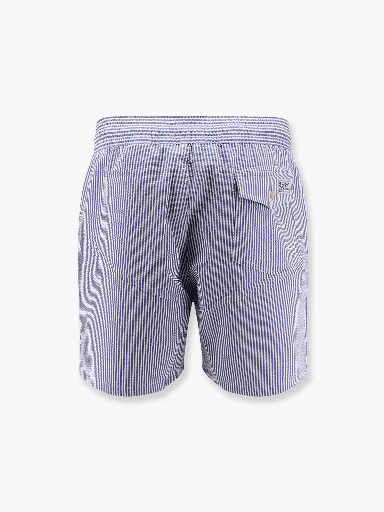 POLO RALPH LAUREN - Polo Ralph Lauren Cotton Blend Striped Swim Trunk With Logo Embroidery - 2