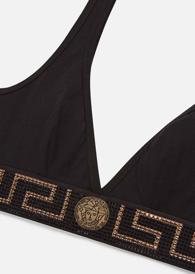 VERSACE Crystal Greca Bralette outlook