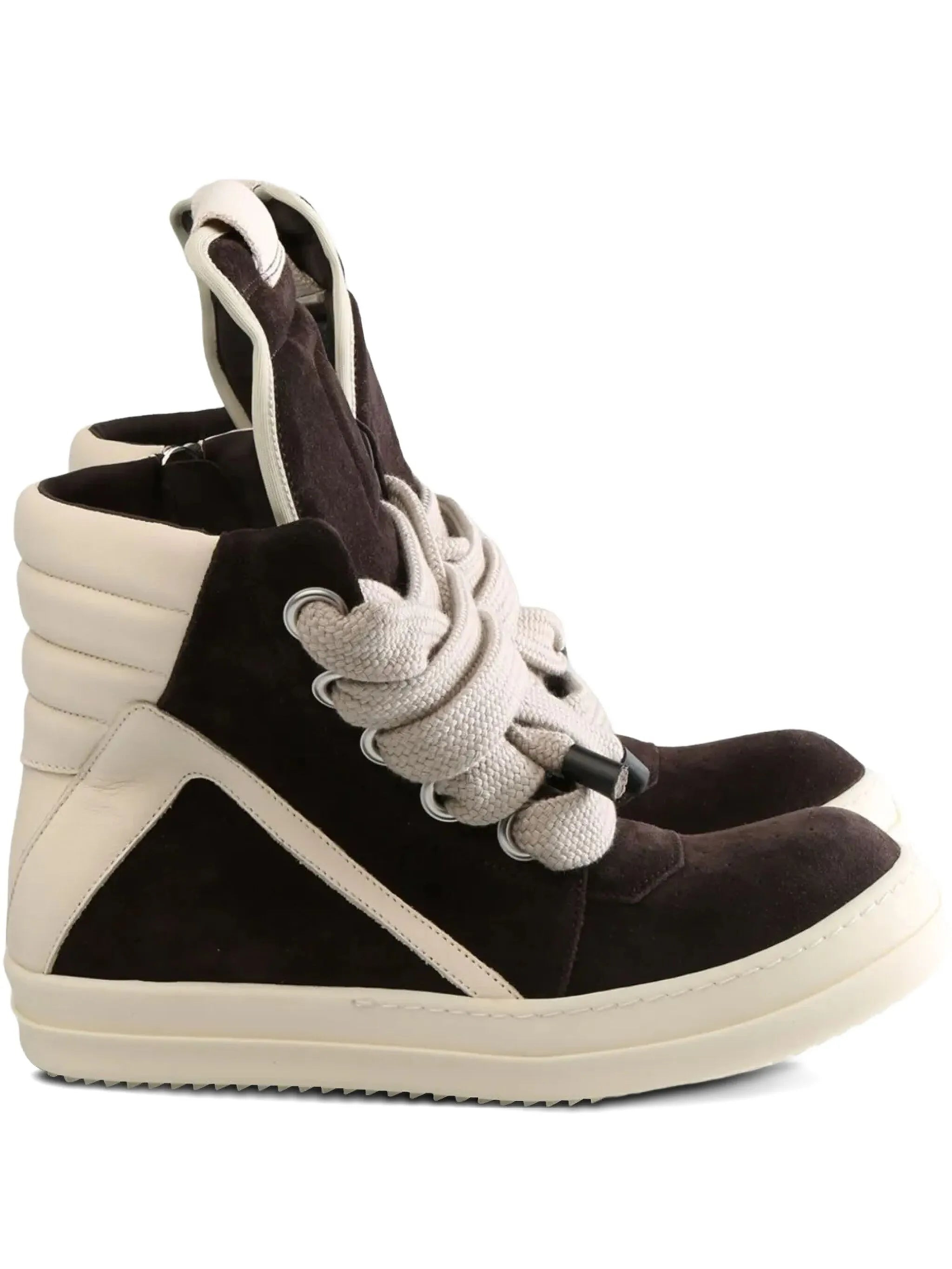 PADDED LEATHER SNEAKERS - 1