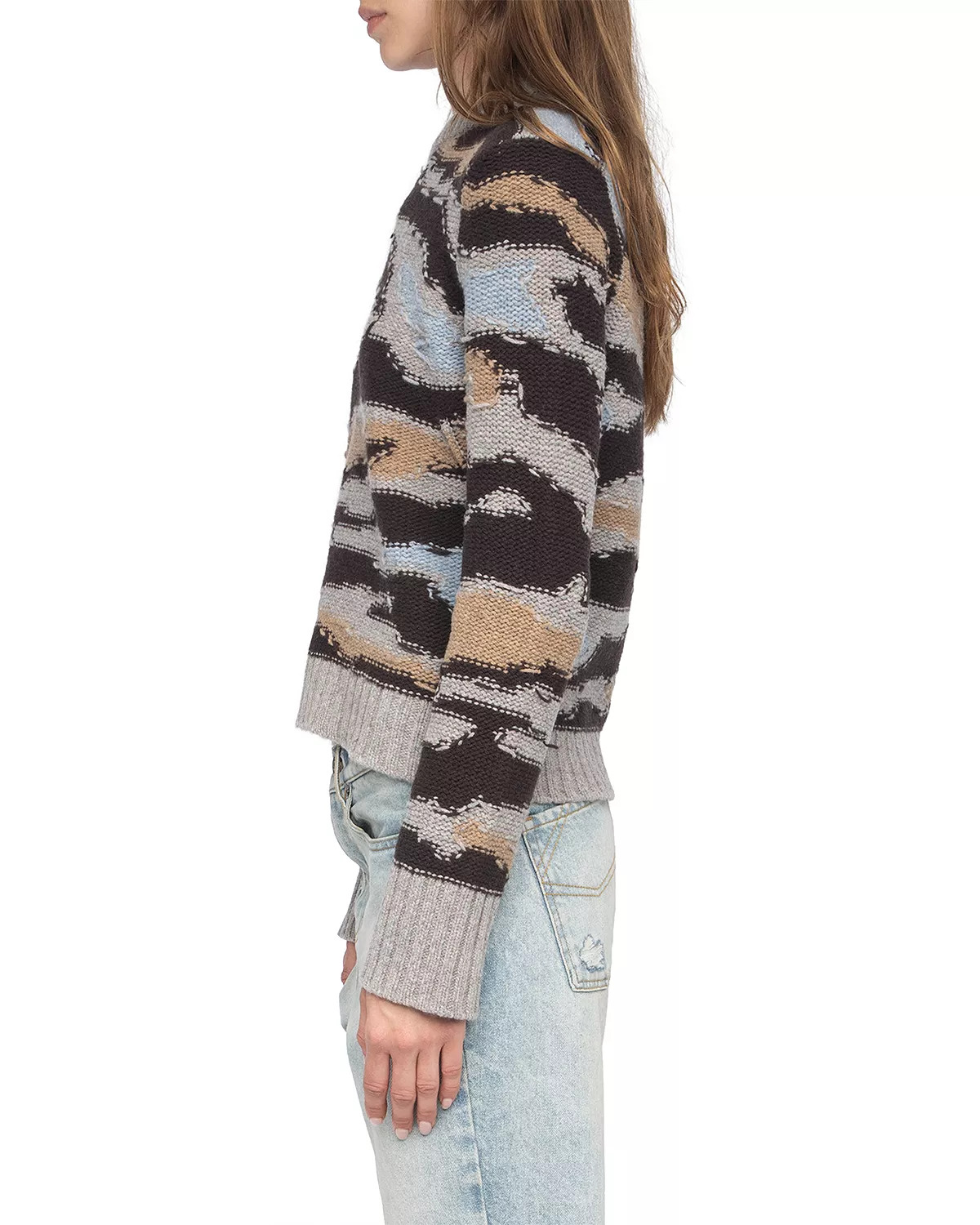 Malty Merino Wool Crewneck Sweater - 3