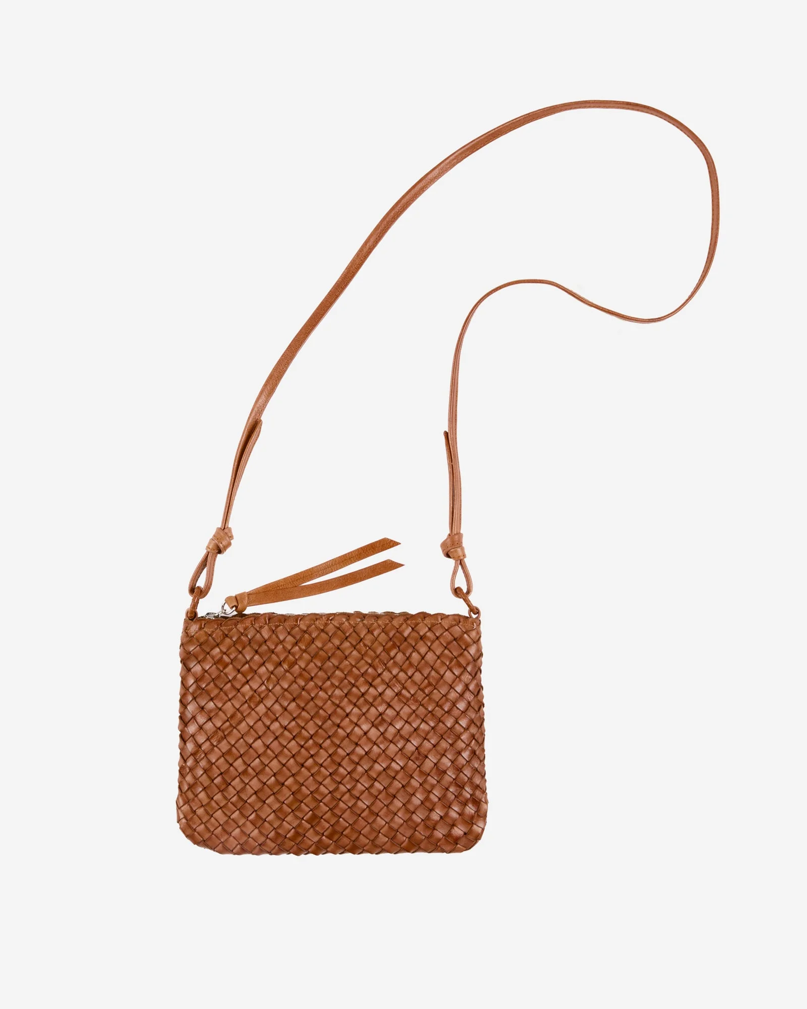Braided leather bag - 1