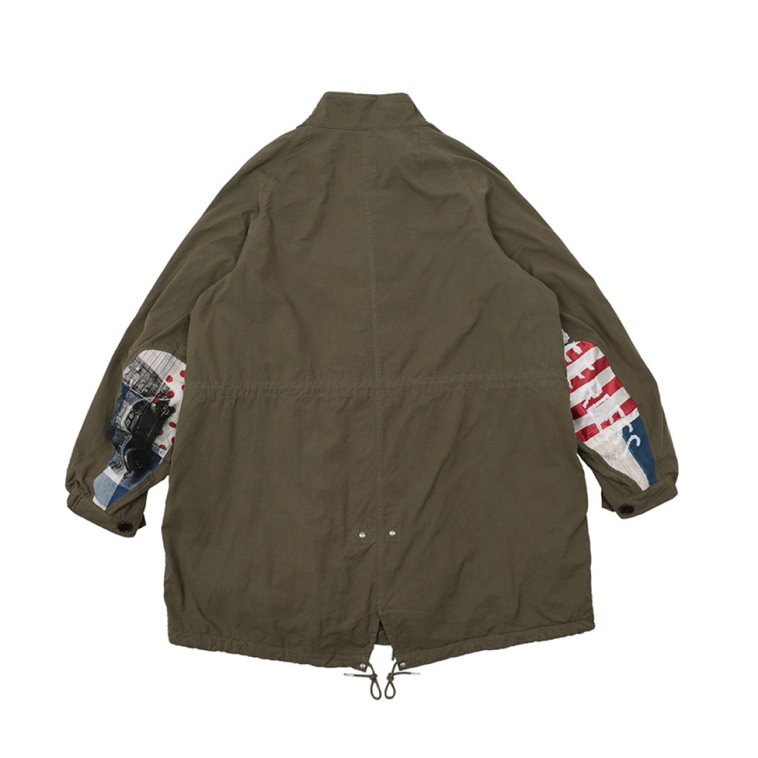 SIX-FIVE FISHTAIL PARKA COLLAGE OLIVE - 1