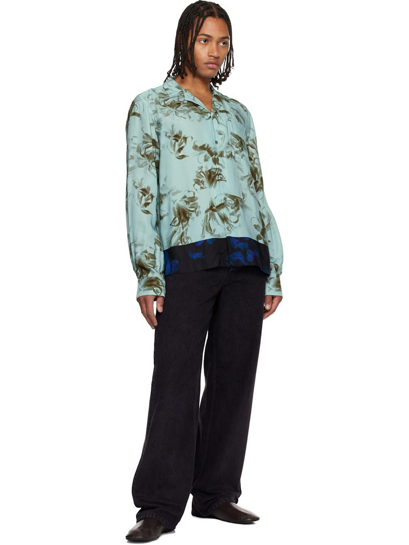 Dries Van Noten Purple Loose Fit Jeans outlook