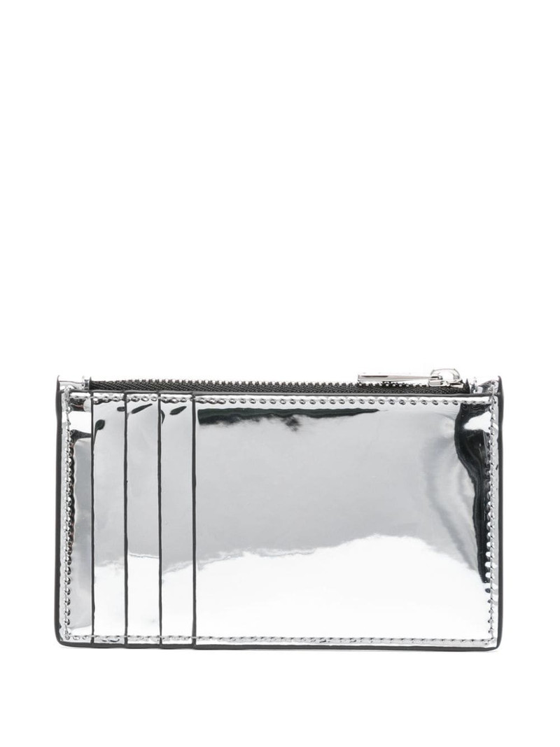 Alexander McQueen logo-print leather wallet outlook