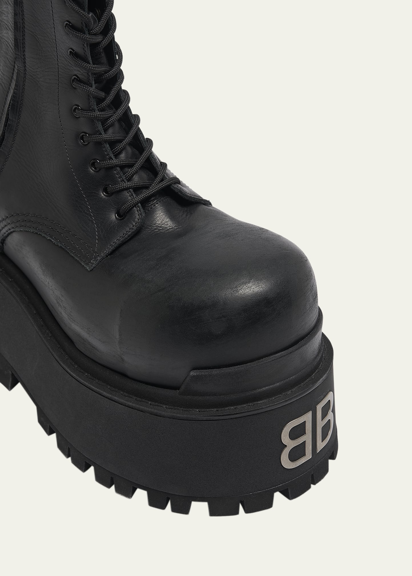 Men's Giant Leather Lace-Up Boots - 3