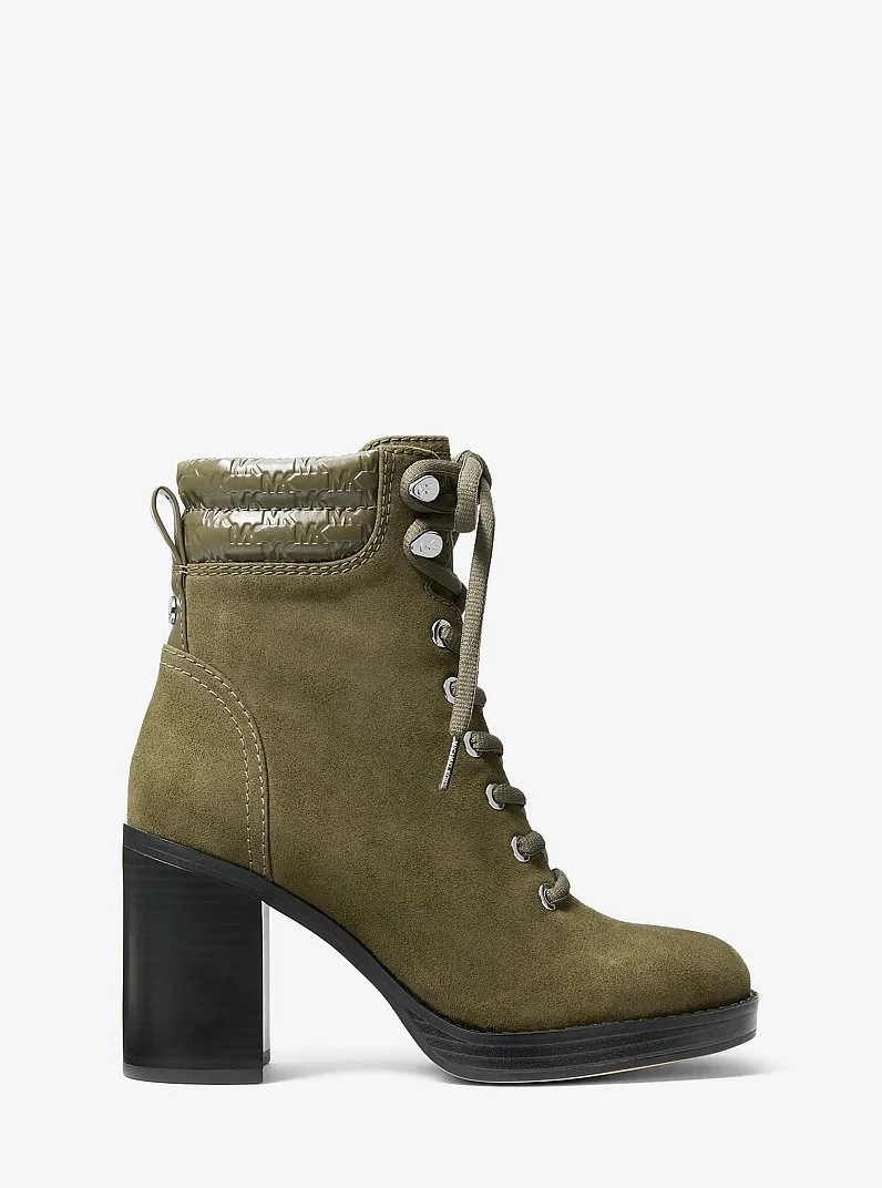 Lacy Block Heel Boot - 1