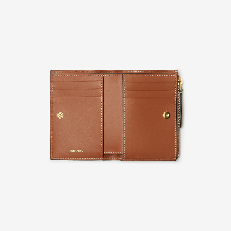 Burberry Small Check Bifold Wallet outlook