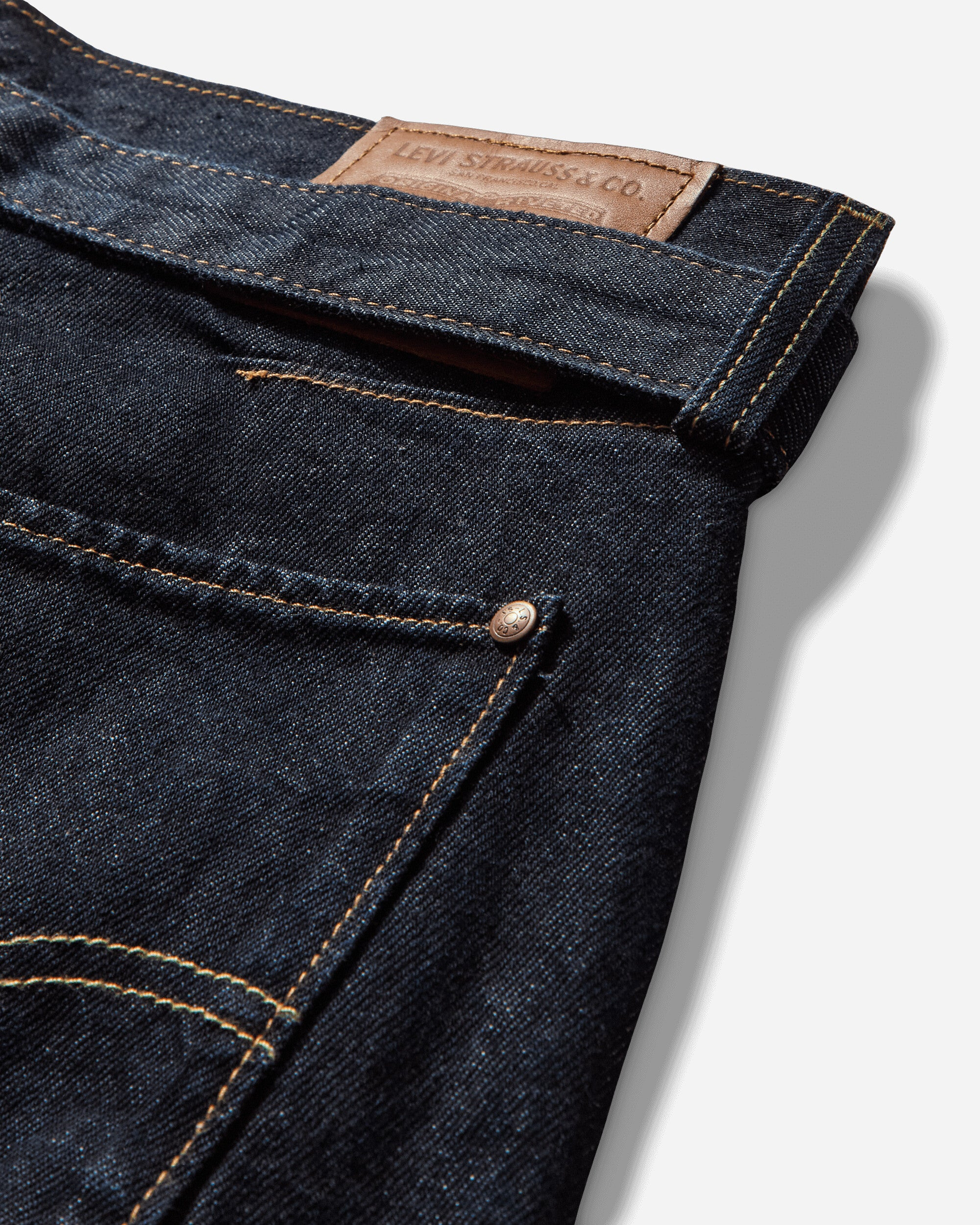 Men's Twisted Baggy Jeans Blue - 4