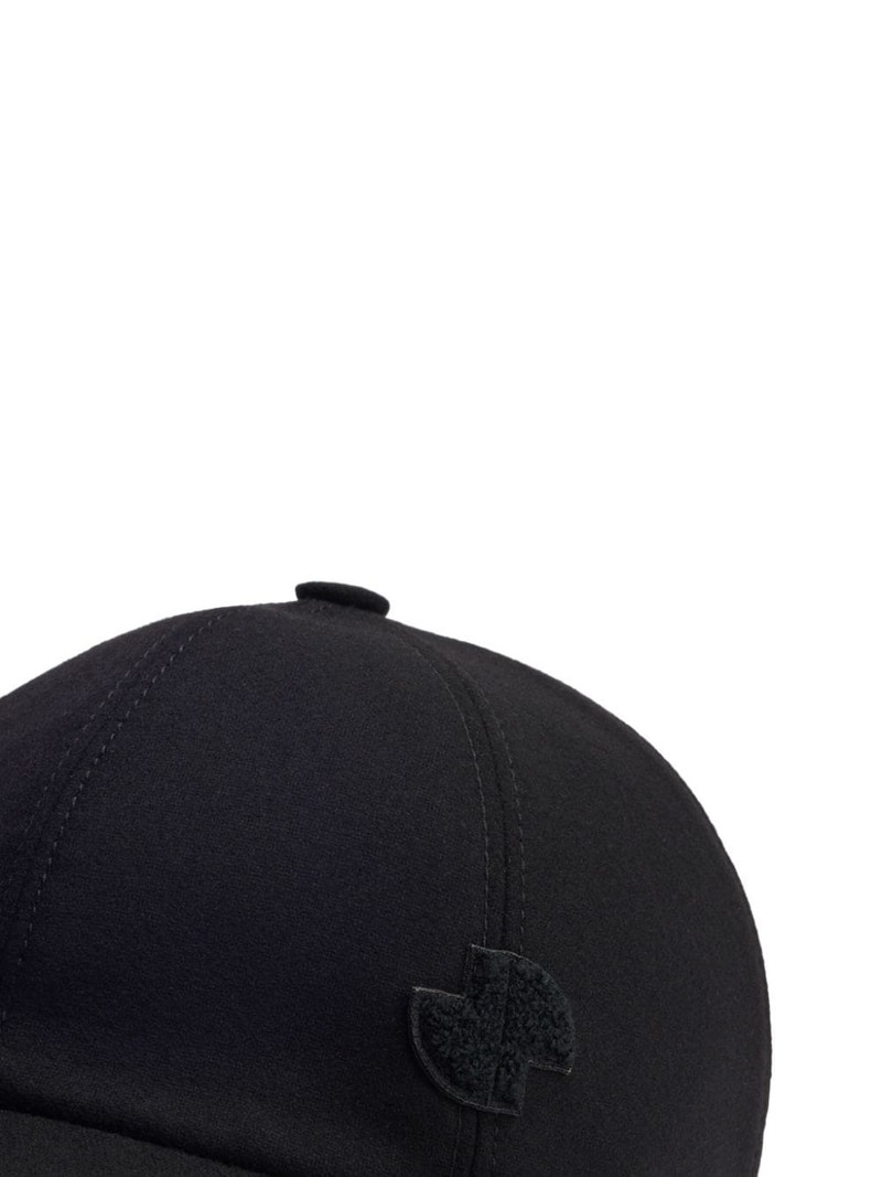 PATOU chenille-logo baseball cap outlook