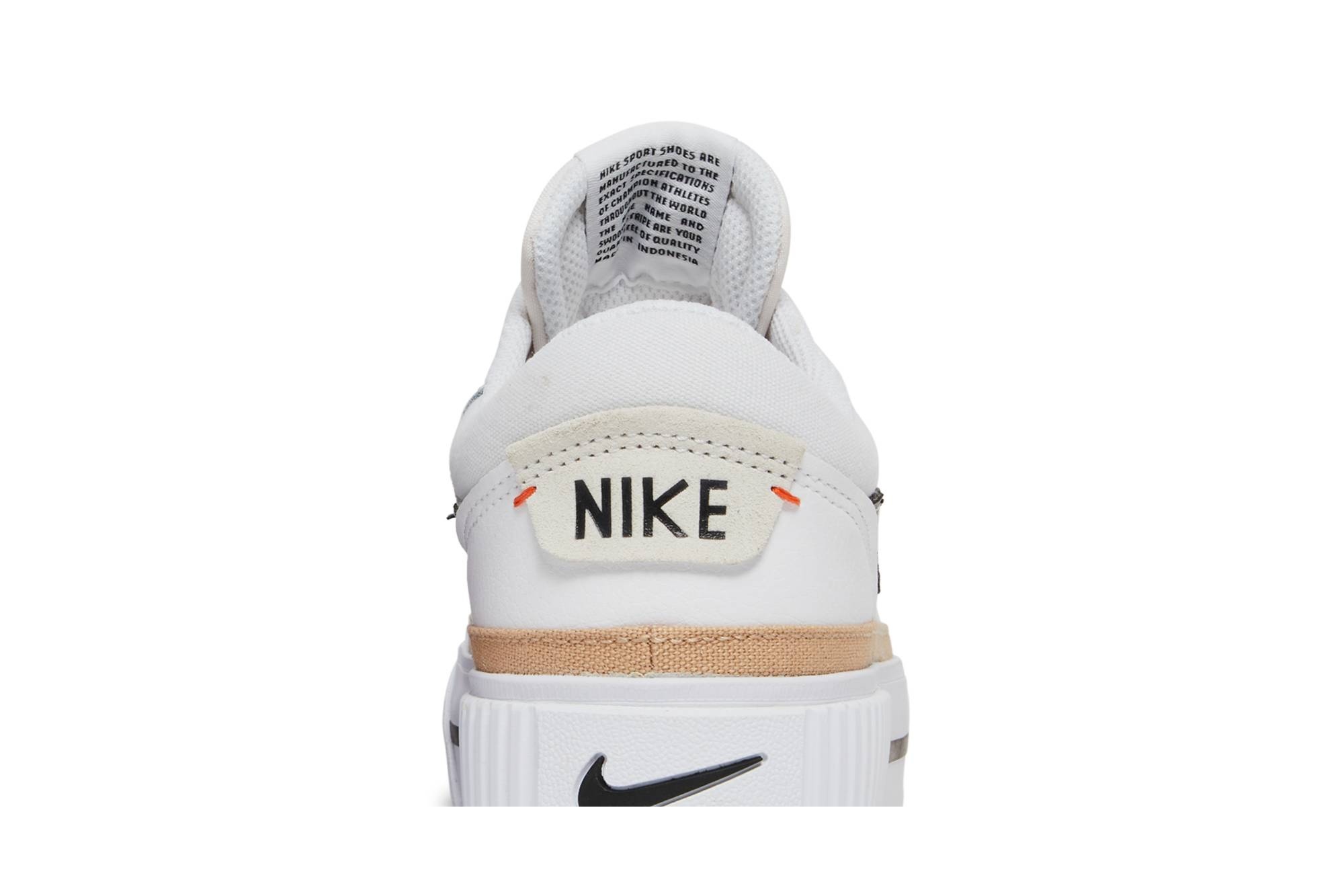 Wmns Court Legacy Lift 'White Hemp' - 7