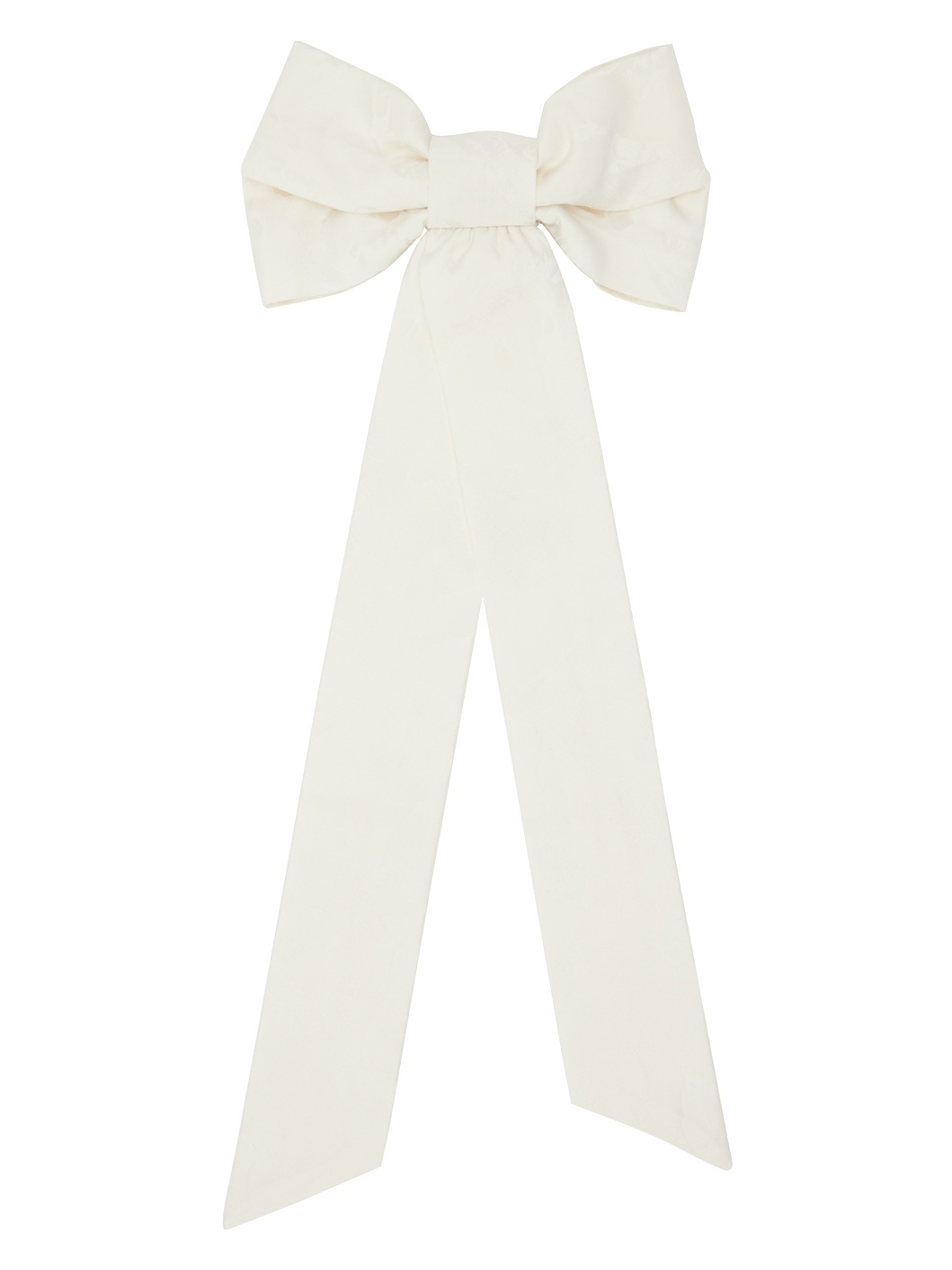 Off-White Football Jacquard Bow Hair Clip - 1