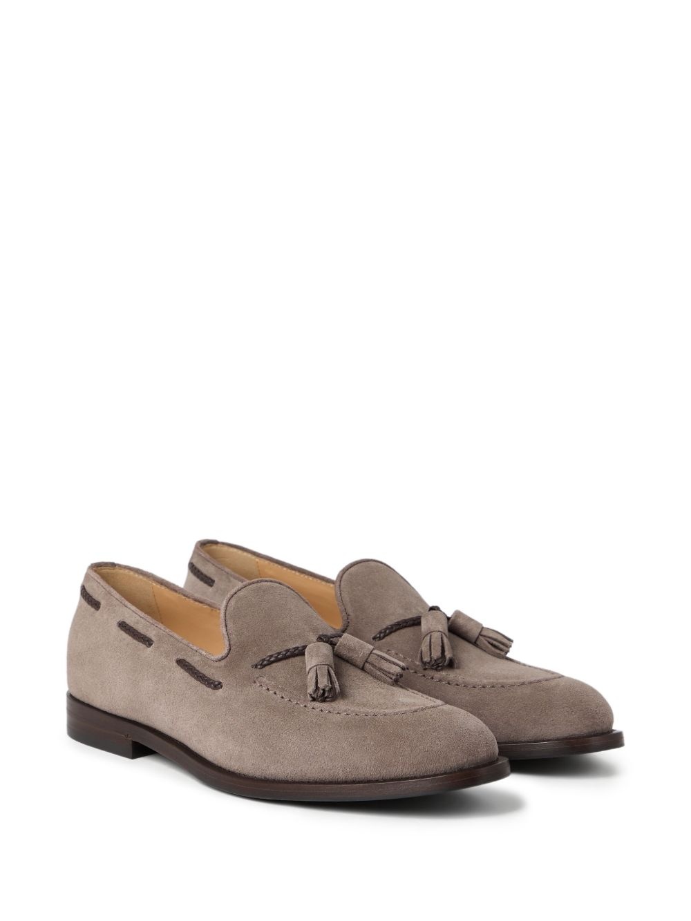tassel suede loafers - 2